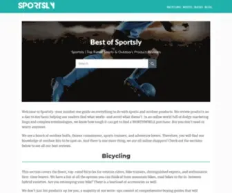 Sportsly.net(Top Rated Sports & Outdoors Product Reviews) Screenshot