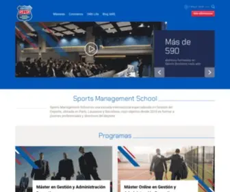 Sportsmanagementschool.es(Másters en Deporte) Screenshot