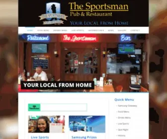 Sportsmanpub.com(Sportsman Pub & Restaurant) Screenshot