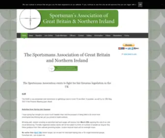 Sportsmansassociation.co.uk(Sportsmans Association of Great Britain fighting for fair firearms legislation) Screenshot