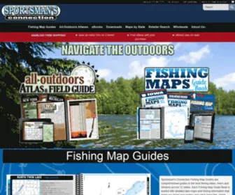 Sportsmansconnection.com(Lake Maps and Outdoors Information) Screenshot