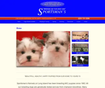 Sportsmanskennels.com(American puppy breeders) Screenshot