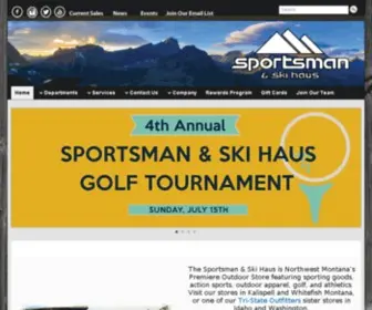 Sportsmanskihaus.com(Sportsman & Ski Haus) Screenshot