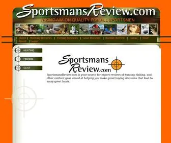 Sportsmansreview.com(Hunting Reviews) Screenshot