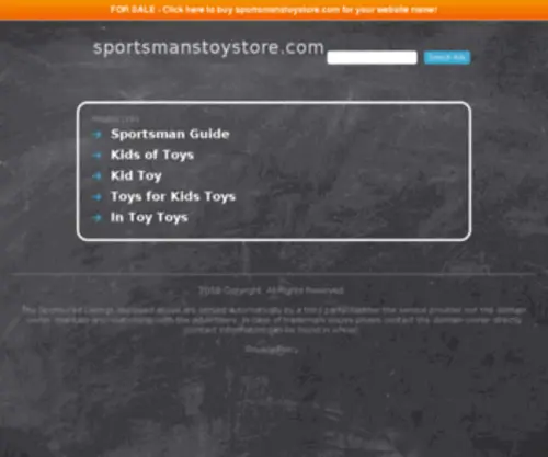 SportsmanstoyStore.com(Срок) Screenshot