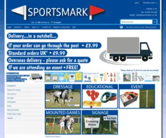 Sportsmark.co.uk(Sportsmark-Equipment for Dressage Event and Mounted Games) Screenshot