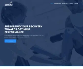 Sportsmed.net.nz(UniSports Sports Medicine) Screenshot