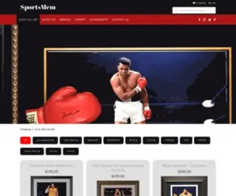 Sportsmem.com(Sports Memorabilia Shop) Screenshot