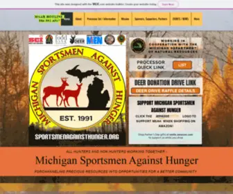 Sportsmenagainsthunger.org(Sportsmenagainsthunger) Screenshot