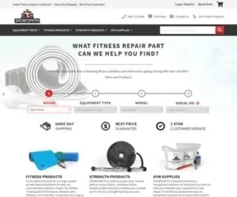 Sportsmith.com(Replacement Parts for Fitness & Exercise Equipment) Screenshot