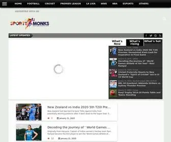 Sportsmonks.com(Sports Monks) Screenshot