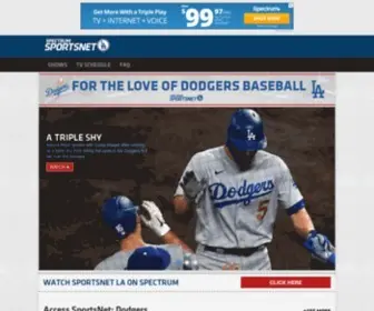 Sportsnetla.com(Spectrum SportsNet LA) Screenshot