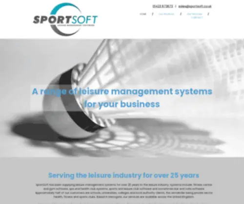 Sportsoft.co.uk(Leisure Management Systems) Screenshot