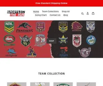 Sportsontherun.com(Authentic NRL Team Jerseys) Screenshot