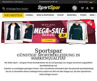 Sportspar.de(Fußball Fantrikots) Screenshot