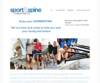 Sportspinechiro.com(Sport & Spine Chiropractic) Screenshot