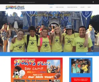 Sportsplusdaycamp.com(Sports Plus Day Camps in Sherman Oaks and Calabasas) Screenshot
