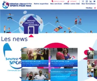 Sportspourtous.org(Fédération) Screenshot