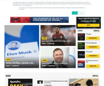 Sportspromedia.com(SportsPro Media) Screenshot