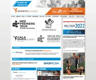 Sportsquebec.com(SPORTSQUÉBEC) Screenshot