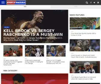 Sportsrageous.com(Sports) Screenshot