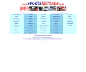 Sportsrecords.co.uk(Sports Records) Screenshot