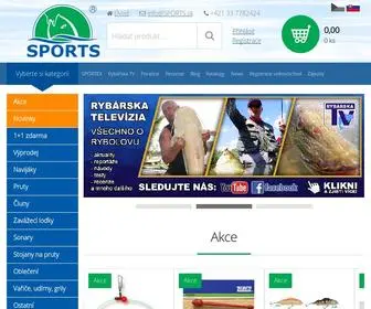 Sportsrybareni.cz(SPORTS s.r.o) Screenshot