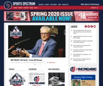 Sportsspectrum.com(Sports Spectrum) Screenshot