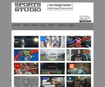 Sportsstudio.net(Authentic Athletic Apparel for Productions) Screenshot