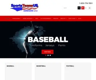 Sportsteam.com(Custom Printed Sports Jerseys) Screenshot