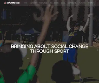 Sportstec.co.za(Inspiring Lives) Screenshot