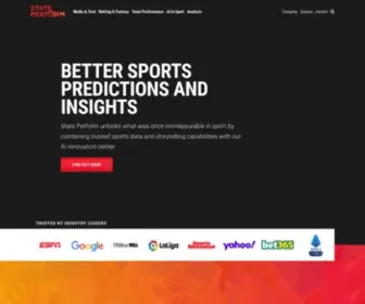 Sportsticker.com(Player Tracking Technology from STATS) Screenshot