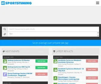 Sportstiming.se(Tidtagning og onlinetilmelding) Screenshot