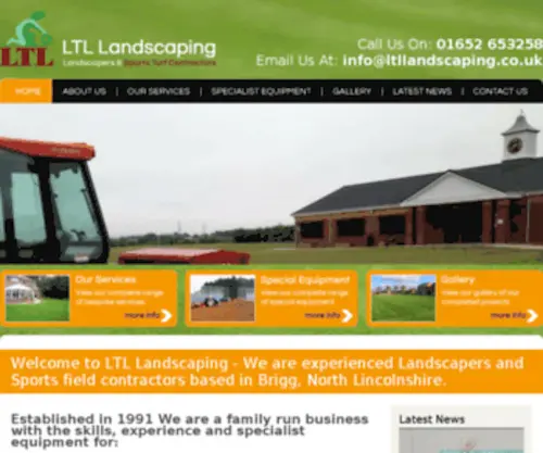 Sportsturfcontractors.co.uk(LTL Landscaping) Screenshot