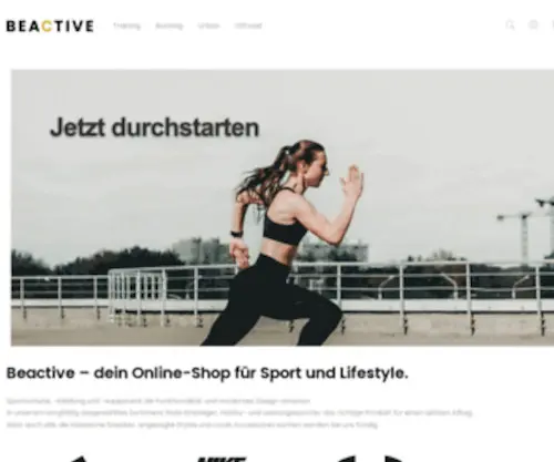 Sportstyle24.com(Beactive Ihr Sport Partner) Screenshot