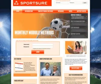 Sportsuretrading.com(Sports Trading Programme) Screenshot