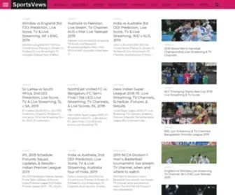 Sportsvews.com(My standard setting in life is sports) Screenshot