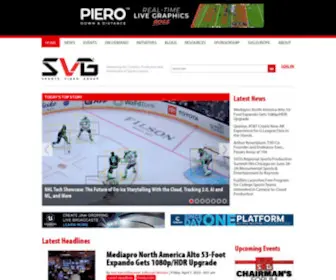 Sportsvideo.org(Sports Video Group) Screenshot