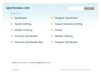 Sportswear.com(Sportswear) Screenshot