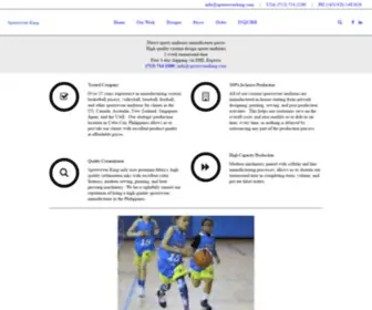 Sportswearking.com(Custom Basketball Baseball Football Soccer Volleyball Jersey Uniform Manufacturer) Screenshot