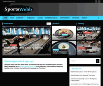 Sportswebb.com(Sports Webb) Screenshot