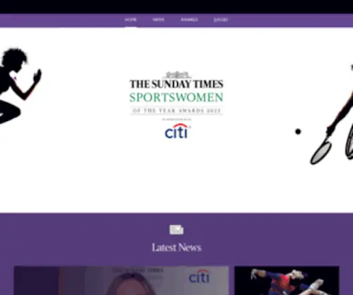 Sportswomenoftheyear.co.uk(The Sunday Times Sportswomen of the Year Awards 2020) Screenshot