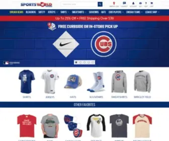 Sportsworldchicago.com(Chicago Cubs Apparel & Merchandise) Screenshot