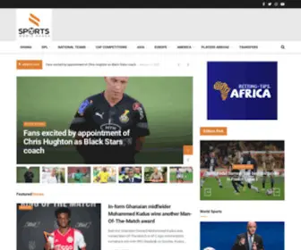 Sportsworldghana.com(Ghana's most authoritative and credible sports website) Screenshot