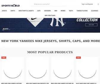 SportsWorldnewyork.com(New York Yankees Shop) Screenshot