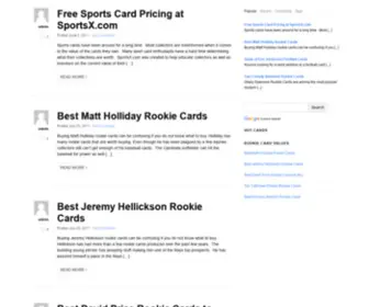 Sportsx.com(Baseball cards) Screenshot