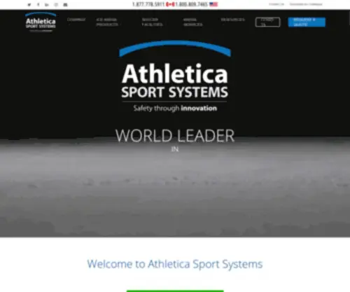 Sportsystemscorp.com(Athletica Sport Systems Inc) Screenshot