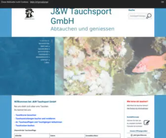 Sporttauchen.ch(J&W Tauchsport GmbH) Screenshot