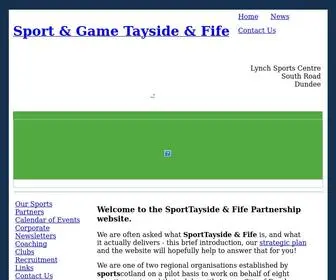 Sporttayside.co.uk(Sport Tayside & Fife) Screenshot