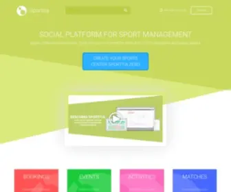 Sporttia.com(Plataforma de gestión deportiva) Screenshot